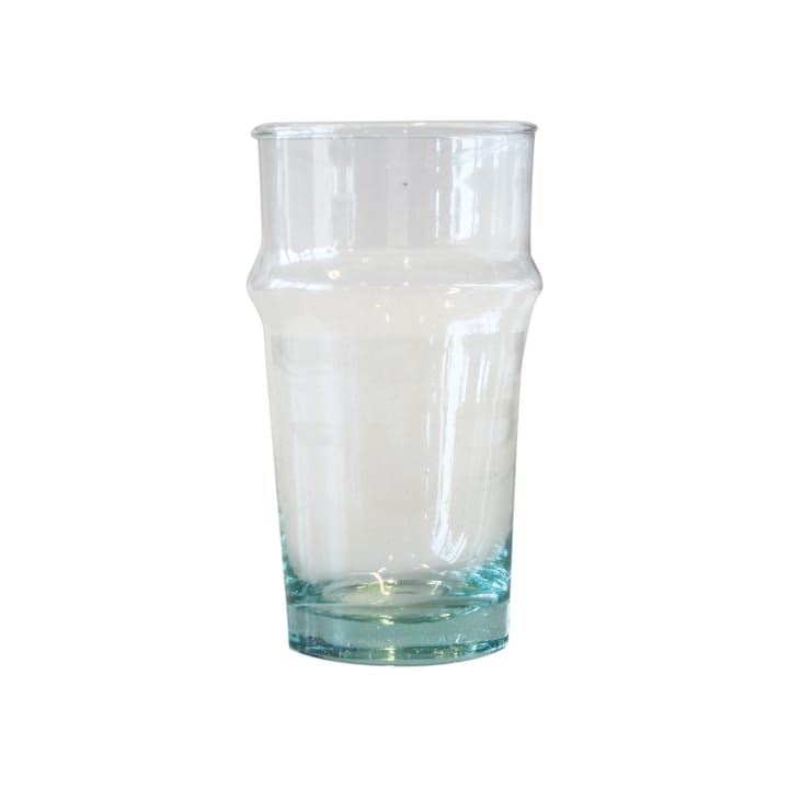 Drinkglas gerecycled glas klein, Transparant-groen URBAN NATURE CULTURE