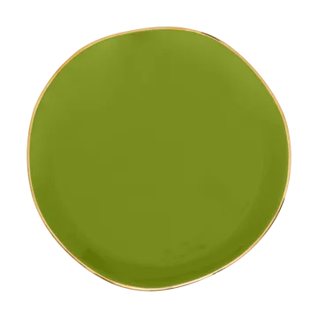 Good Morning bord 17 cm wit - Evergreen sprig - URBAN NATURE CULTURE