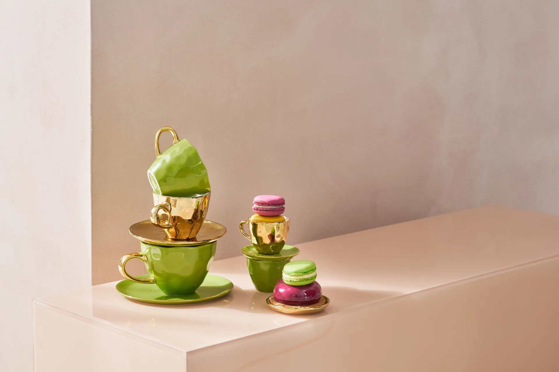 Good Morning bord 17 cm wit, Evergreen sprig URBAN NATURE CULTURE