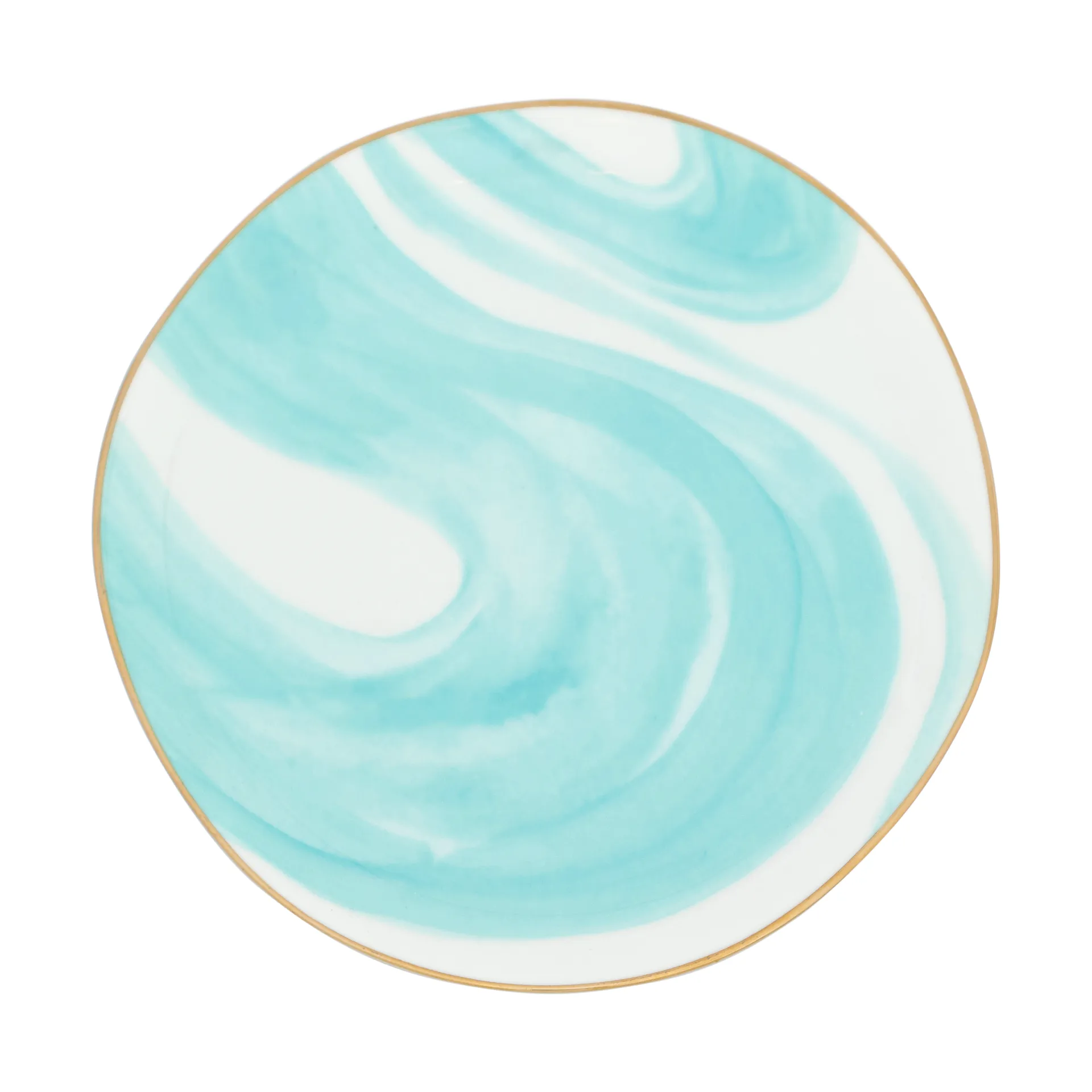 Good Morning bord 17 cm wit, Valuri emerald green URBAN NATURE CULTURE