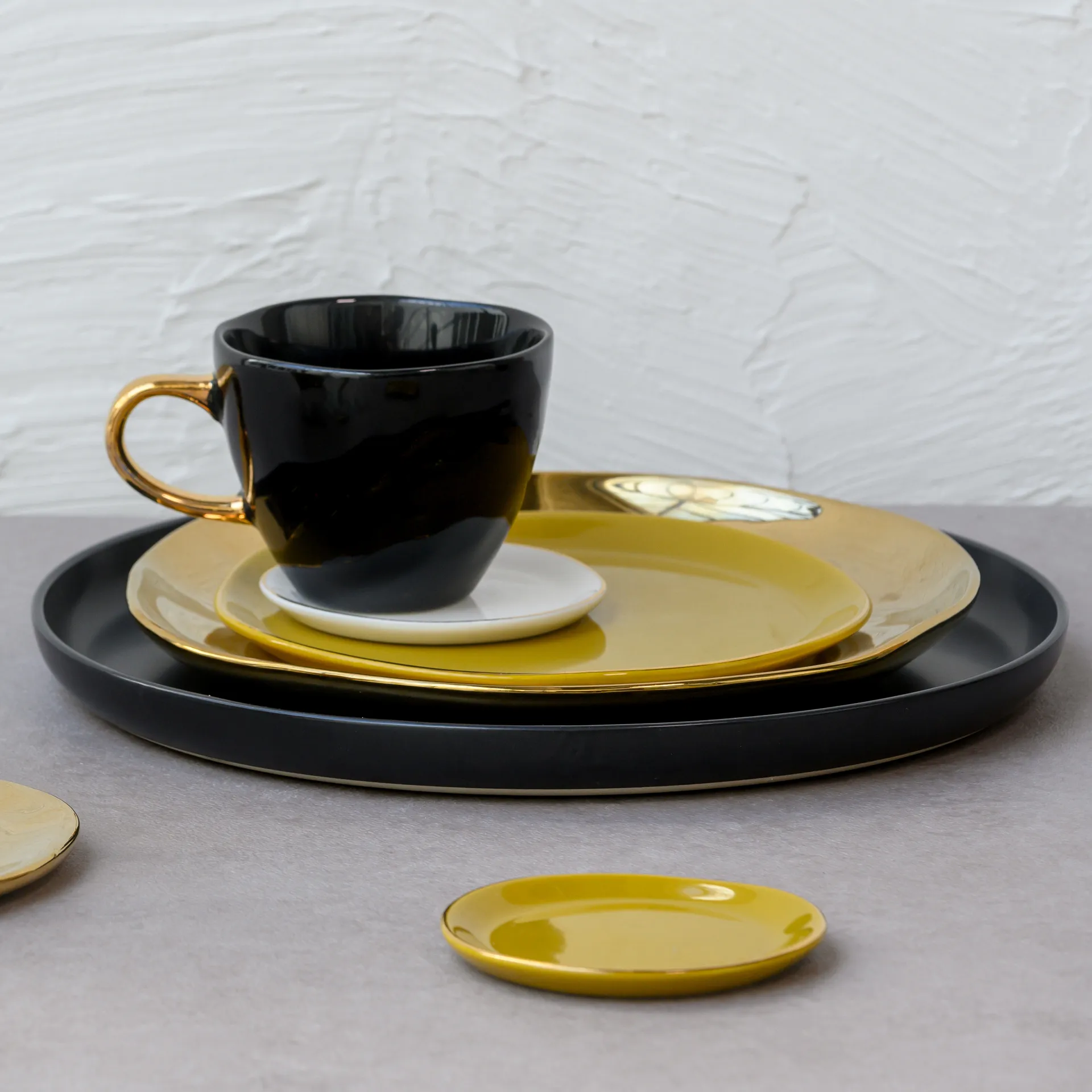 Good Morning bord 9 cm, Amber green URBAN NATURE CULTURE