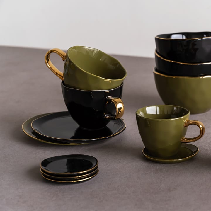 Good Morning bord 9 cm, Black URBAN NATURE CULTURE