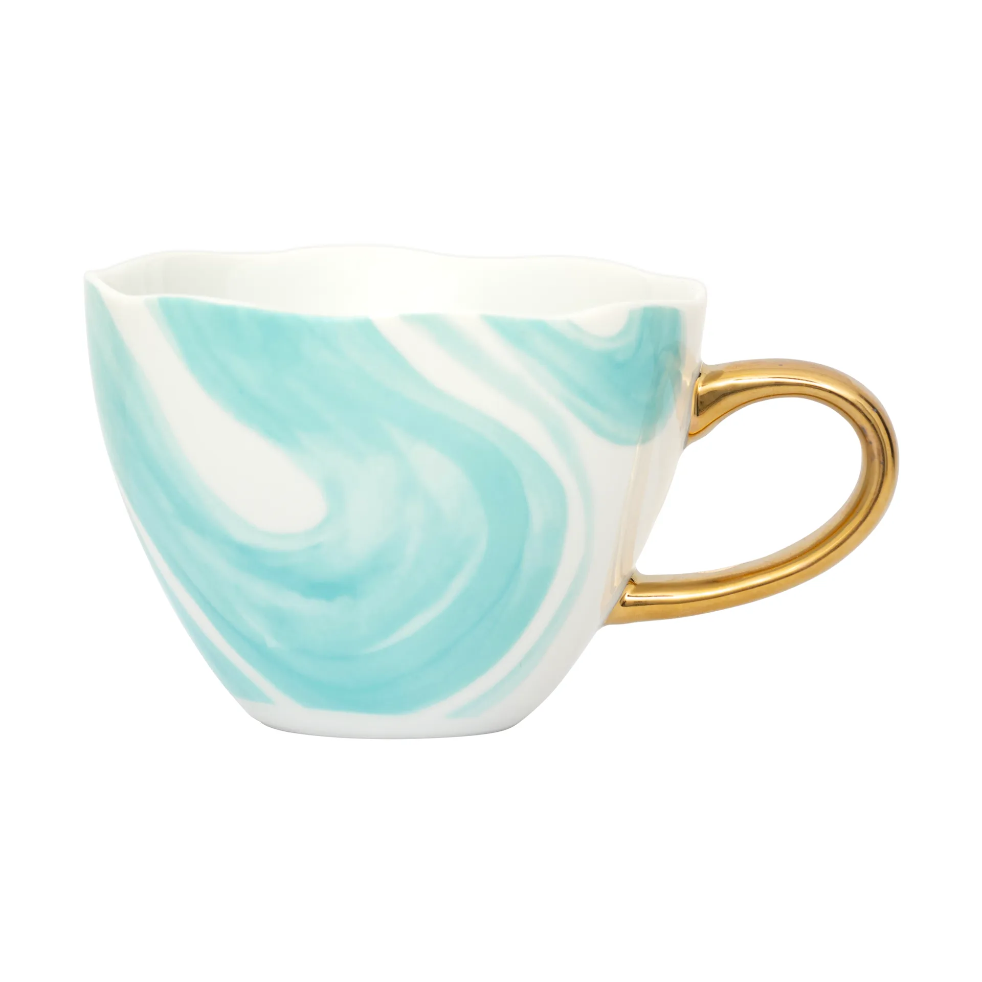 Good Morning Cappuccino mok 30 cl, Valuri emerald green URBAN NATURE CULTURE