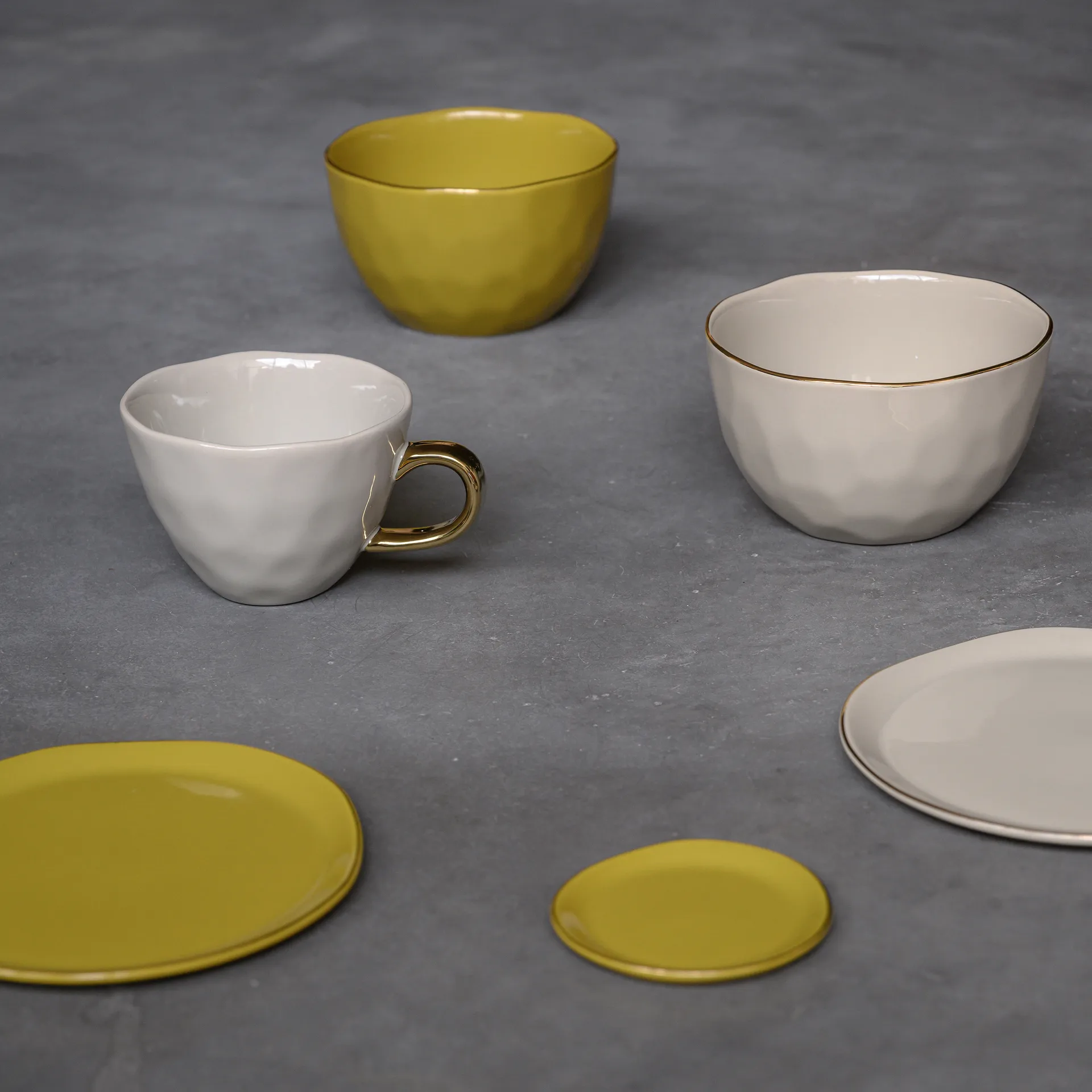 Good Morning kom 14 cm, Amber green URBAN NATURE CULTURE