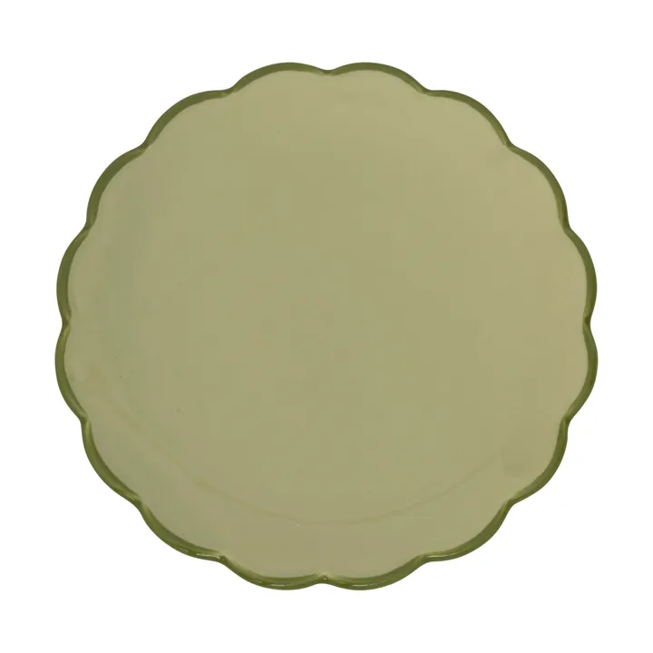 Good Morning sculpted bord - pale green - URBAN NATURE CULTURE
