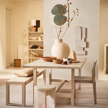 Havre saladeschaal Ø33 cm - Mango wood - URBAN NATURE CULTURE