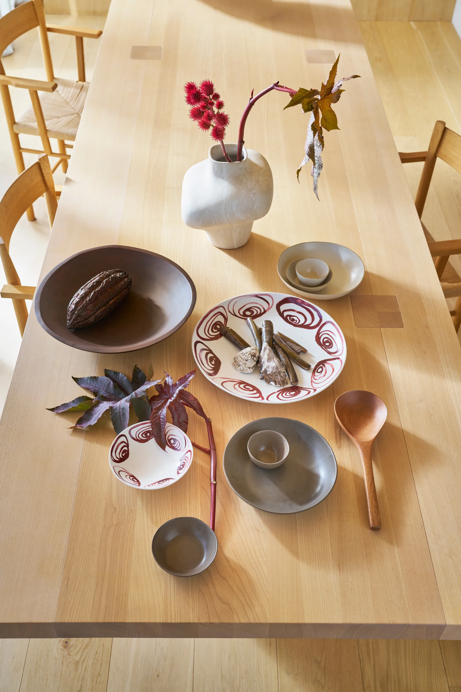 Kary vaas 26 cm, Natural URBAN NATURE CULTURE