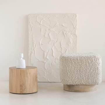 Kaura zitpoef 38 cm - Off white - URBAN NATURE CULTURE