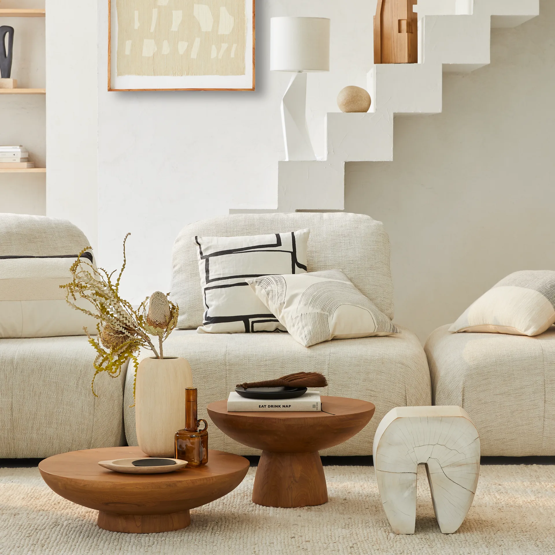 Lecce kandelaar 23 cm, Wood trush URBAN NATURE CULTURE