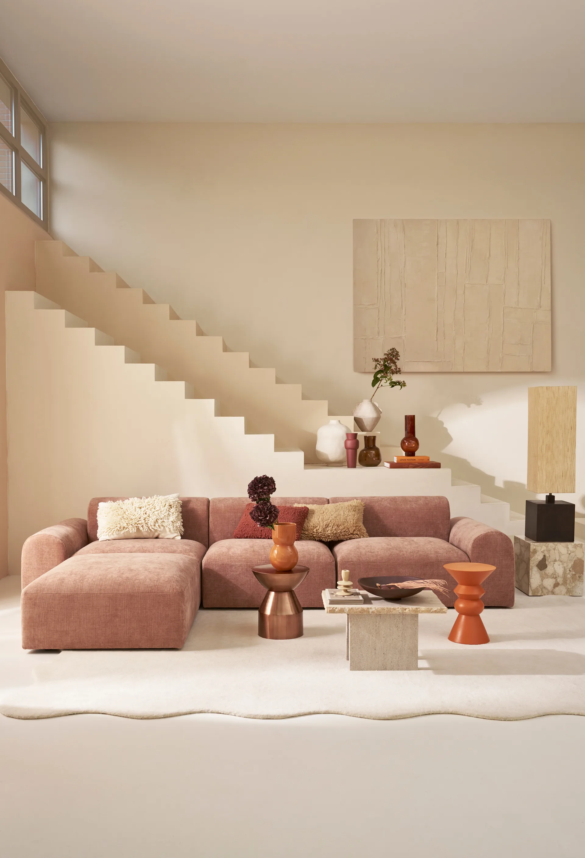 Lena bijzettafel 40 cm, Gold URBAN NATURE CULTURE