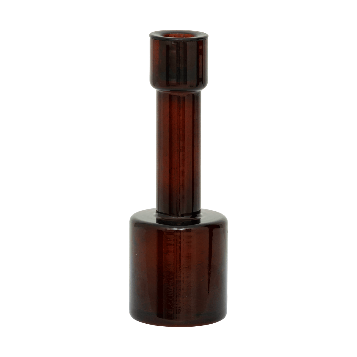 URBAN NATURE CULTURE Lyla B kandelaar 19 cm Brown | Scandinavisch Interieur | Kaarsenhouders & kaarsenborden | Bruin