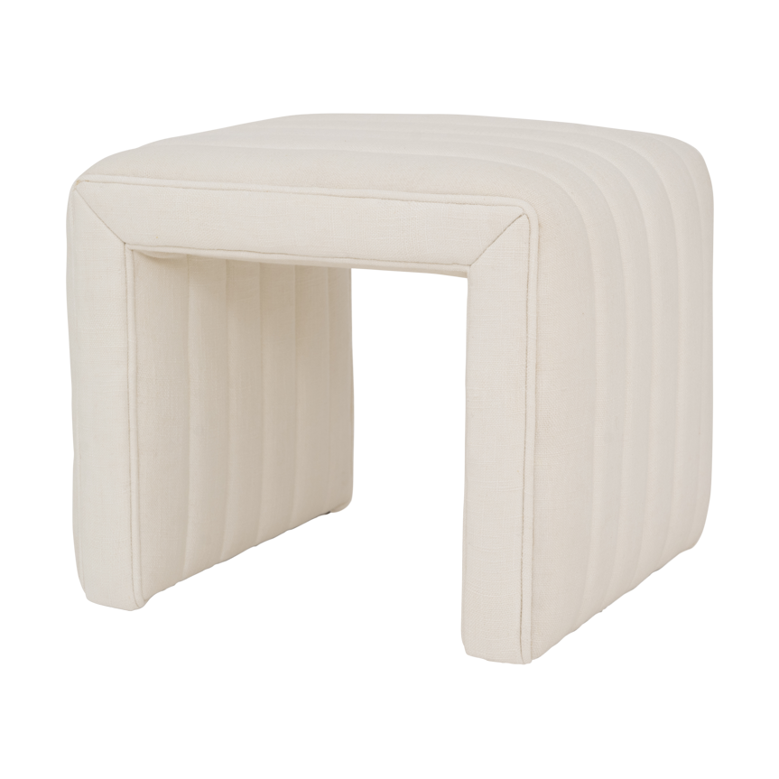 URBAN NATURE CULTURE Lyne poef 46x35x38 cm Off white