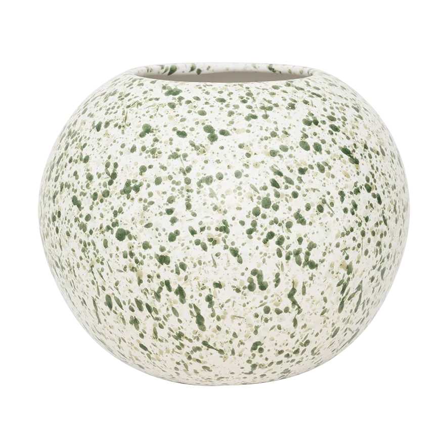 Nevio vaas 18 cm, Green URBAN NATURE CULTURE