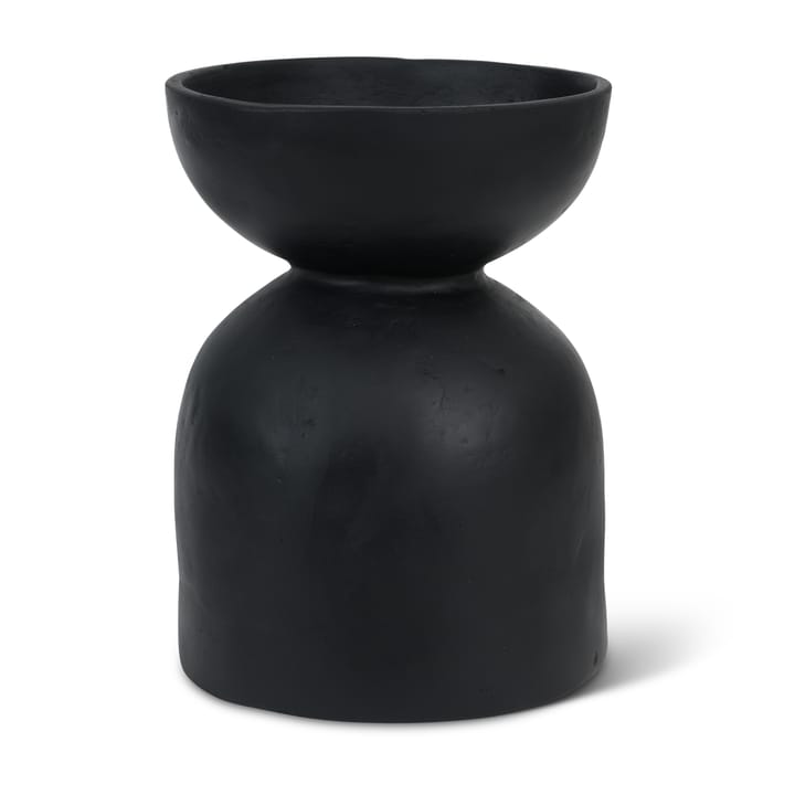 Reverse pot Ø26 cm ebony - Low 34 cm - URBAN NATURE CULTURE