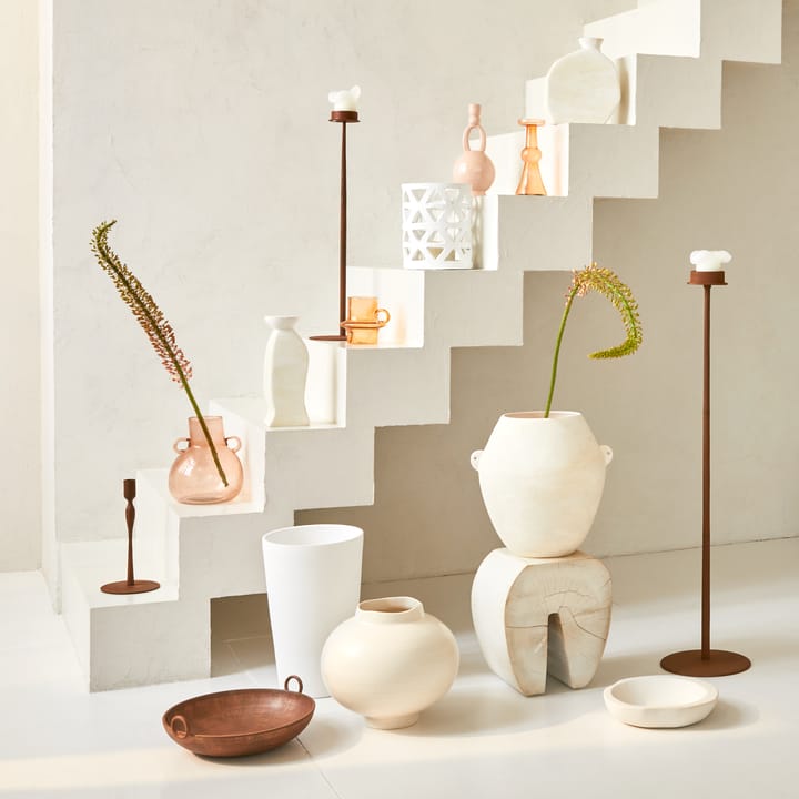 Sassi B kandelaar 30 cm, Chalk URBAN NATURE CULTURE