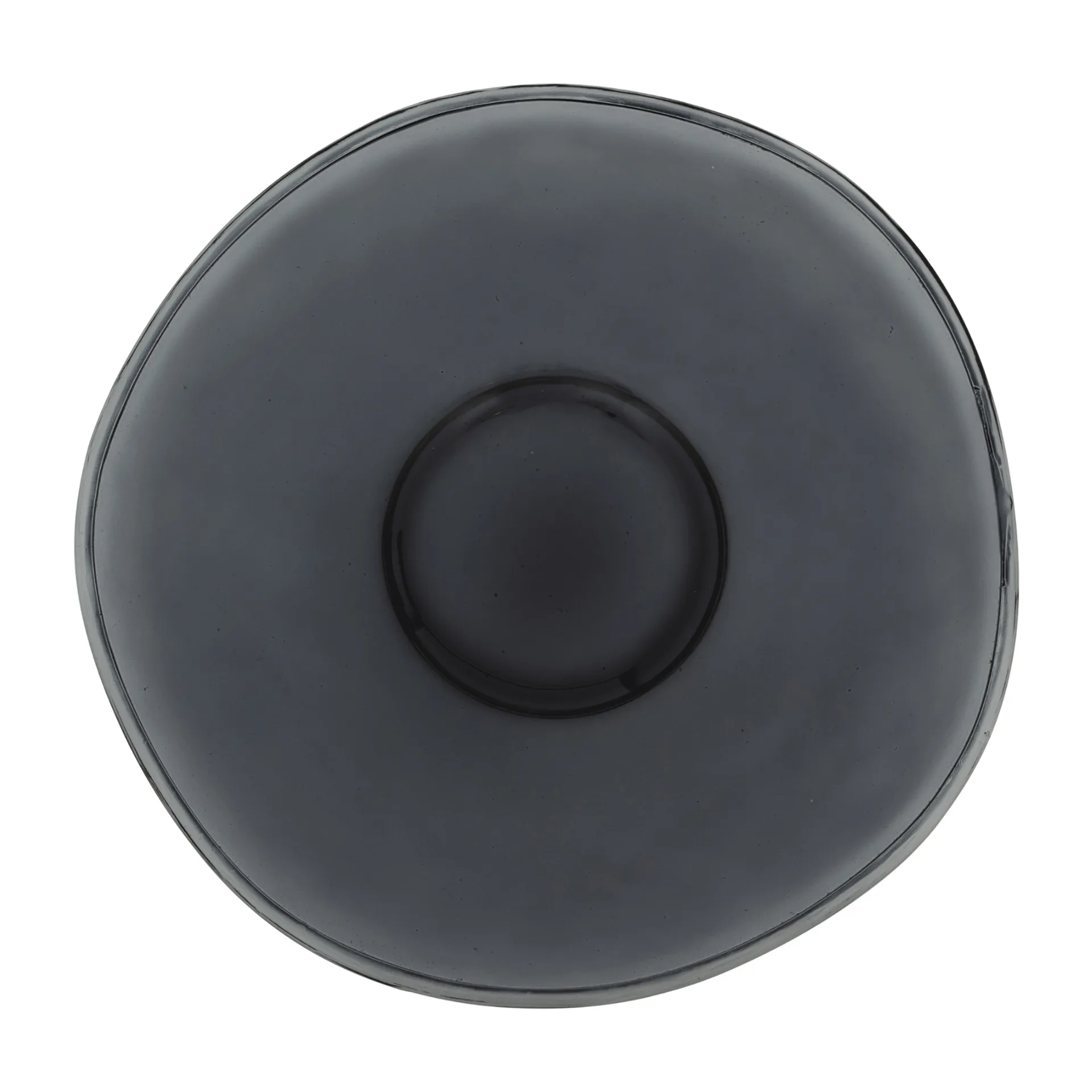 UNC bord gerecycled glas Ø23 cm, Ebony URBAN NATURE CULTURE