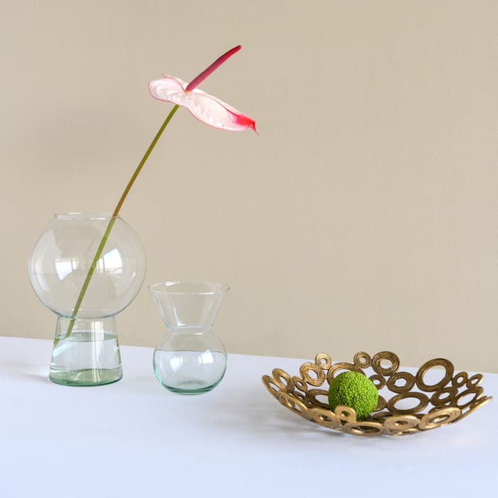 UNC vaas gerecycled glas L 24,9 cm, Helder URBAN NATURE CULTURE