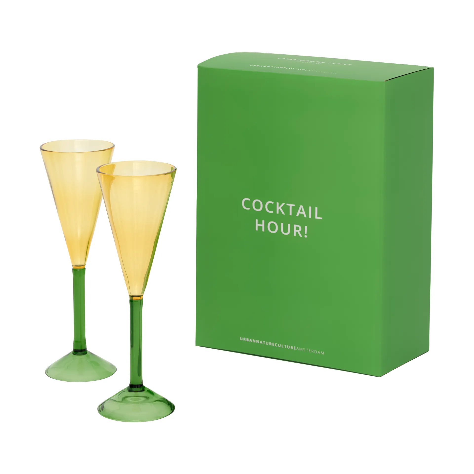 Urban Nature Culture geschenkset champagneglazen 2-pack, Pink URBAN NATURE CULTURE