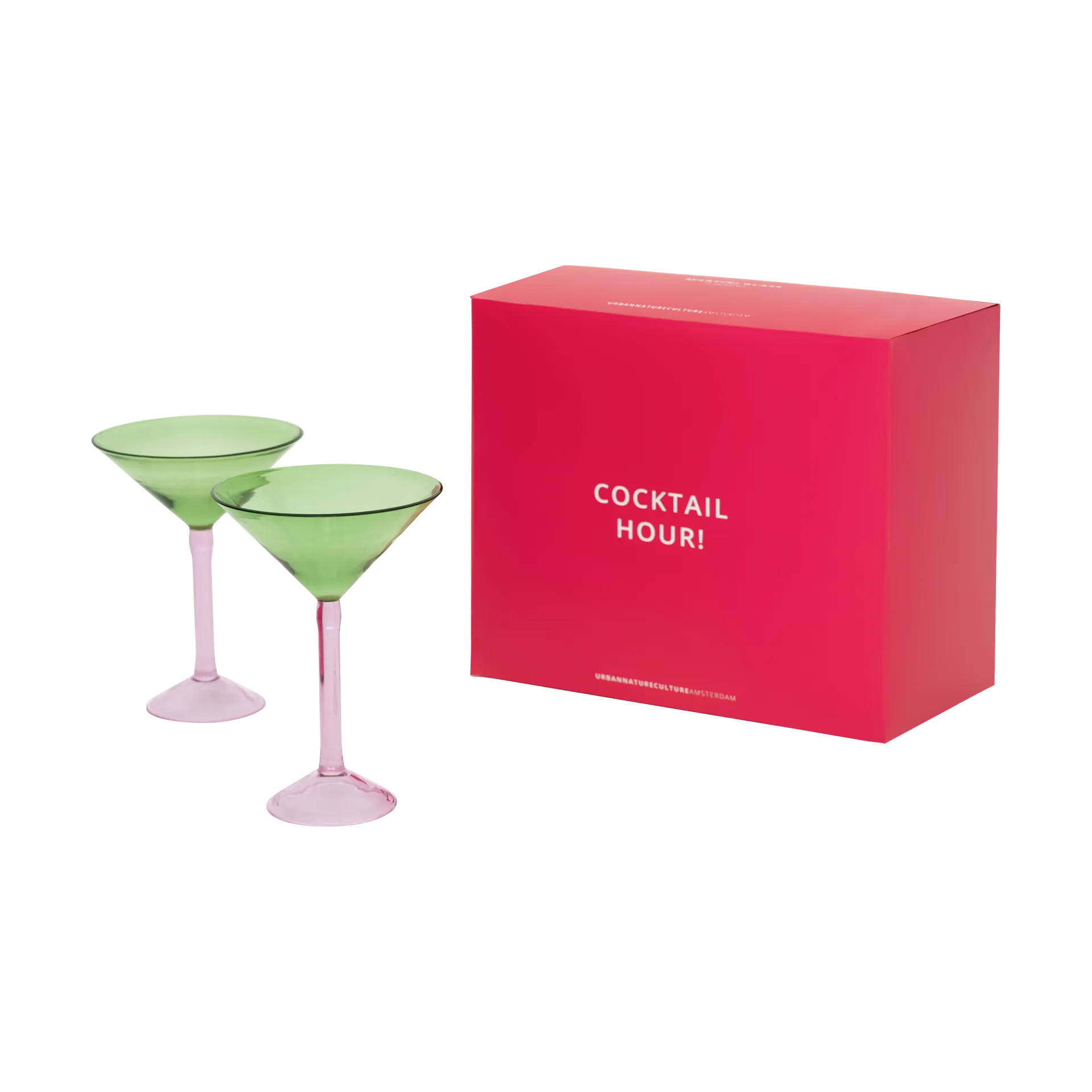 Urban Nature Culture geschenkset martiniglazen 2-pack, Green URBAN NATURE CULTURE