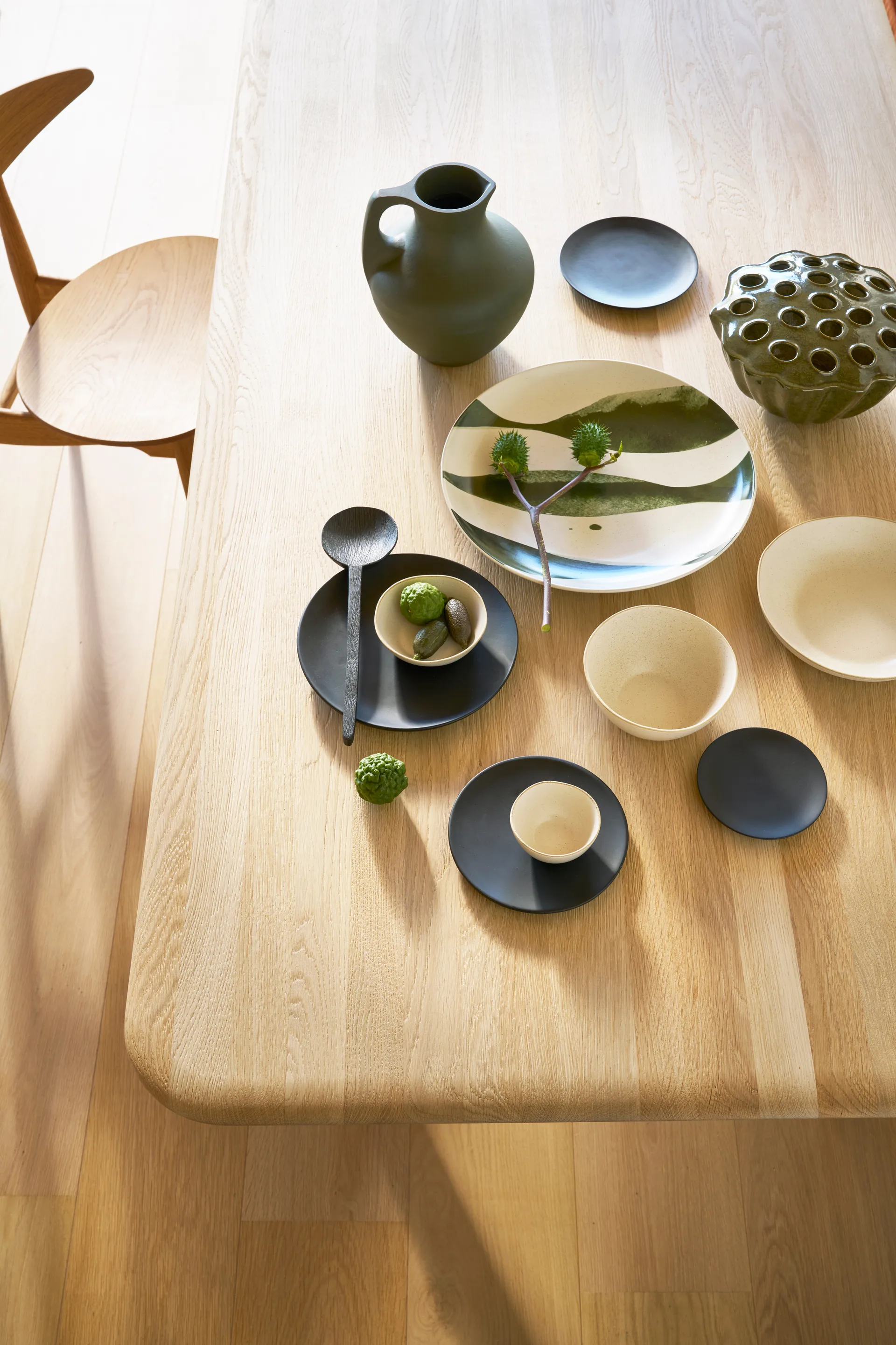 Vesi vaas 22,5 cm, Green URBAN NATURE CULTURE