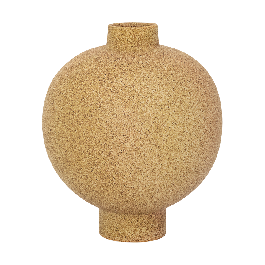 URBAN NATURE CULTURE Vico vaas 23 cm Wood trush | Scandinavisch Interieur | Vazen | Bruin