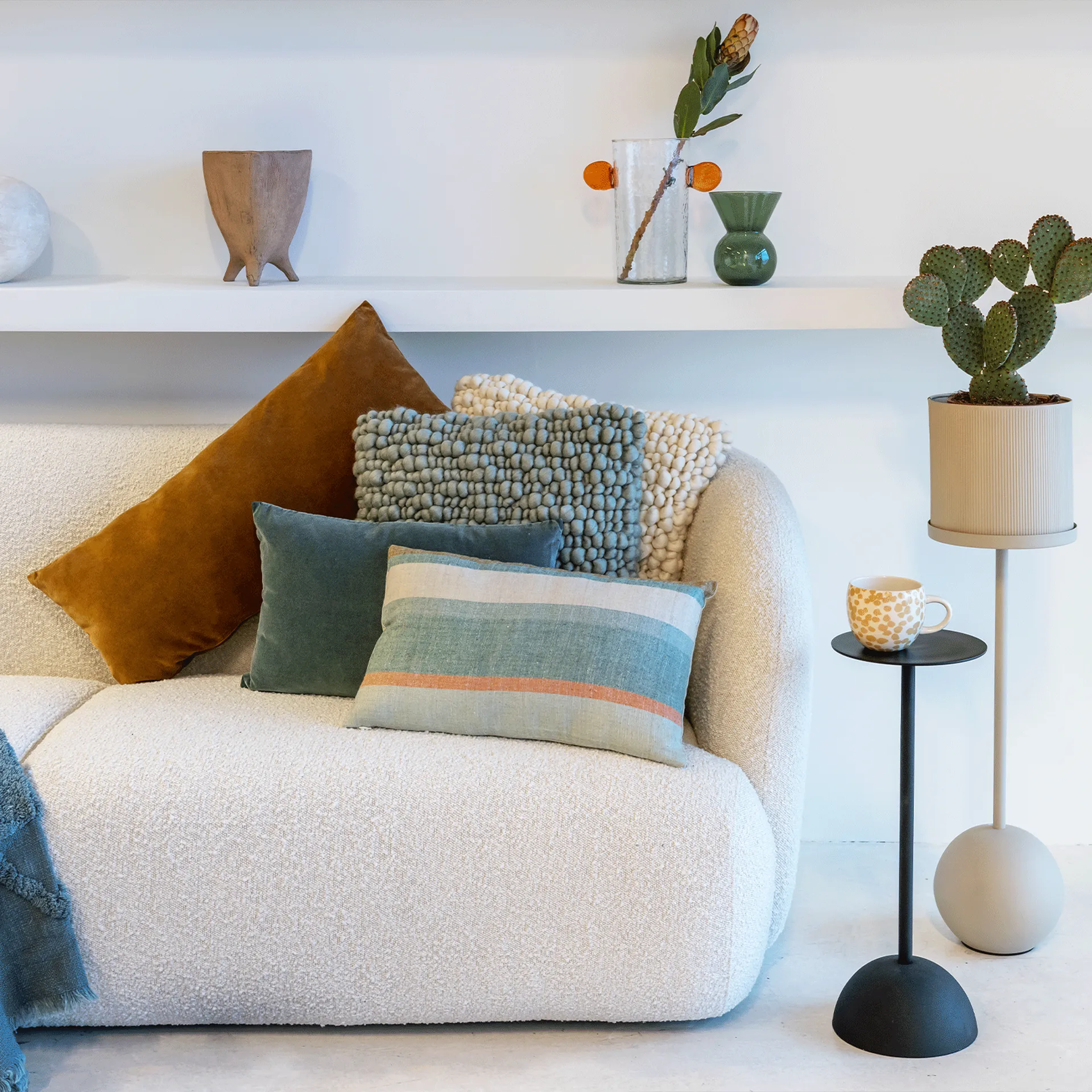 Wool 3D kussen 45x45 cm, Lilypad URBAN NATURE CULTURE