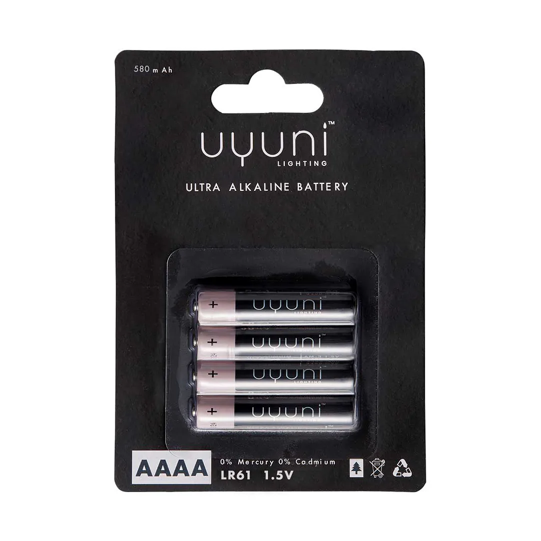 Uyuni Batterijen 4-pack, AAAA Uyuni Lighting
