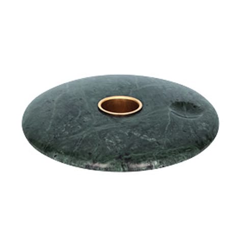 Uyuni Chamber kandelaar Ø11,6 cm - Groen marmer - Uyuni Lighting