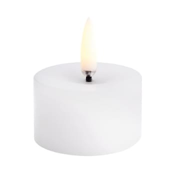 Uyuni LED Blokkaars melted - Wit, Ø5x2,8 cm - Uyuni Lighting