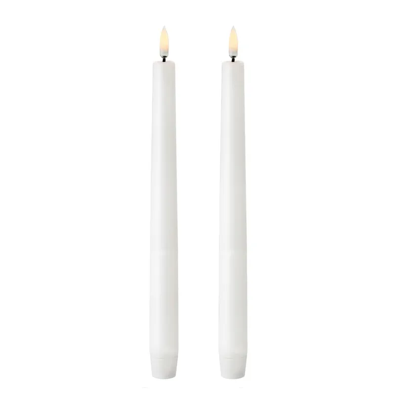 Uyuni LED kaars wit 2-pack, 25,2 cm Uyuni Lighting