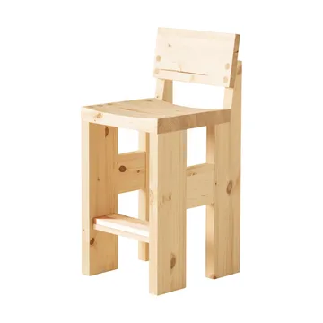 001 Bar Stool barkruk - Mat geolied en gewaxt grenen, 65 cm - Vaarnii