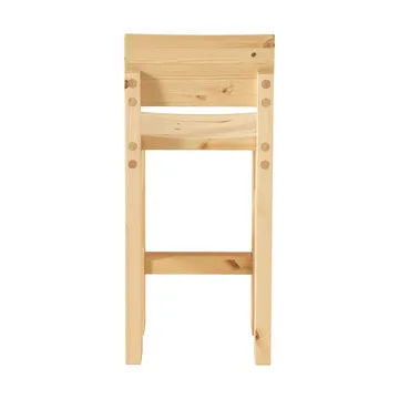 001 Bar Stool barkruk - Mat geolied en gewaxt grenen, 65 cm - Vaarnii