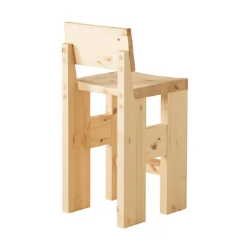 001 Bar Stool barkruk - Mat geolied en gewaxt grenen, 65 cm - Vaarnii