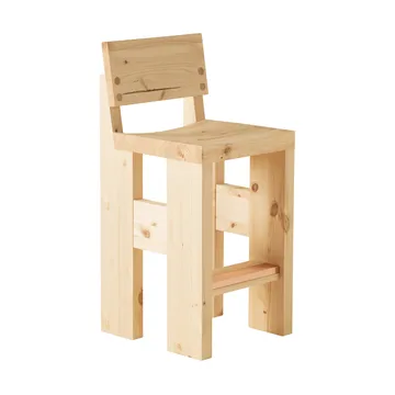 001 Bar Stool barkruk - Mat geolied en gewaxt grenen, 65 cm - Vaarnii