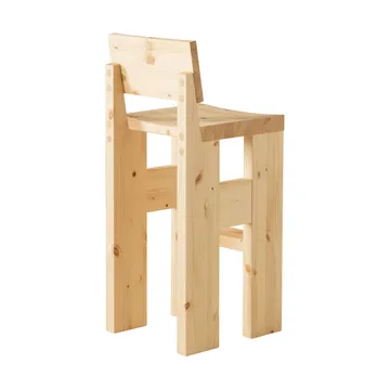 001 Bar Stool barkruk - Mat geolied en gewaxt grenen, 75 cm - Vaarnii