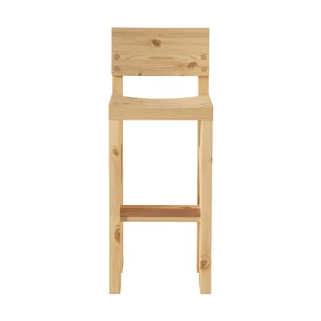 001 Bar Stool barkruk - Mat geolied en gewaxt grenen, 75 cm - Vaarnii