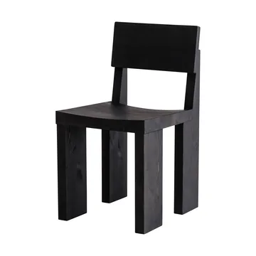 001 Dining Chair stoel - Zwart gebeitst grenen - Vaarnii