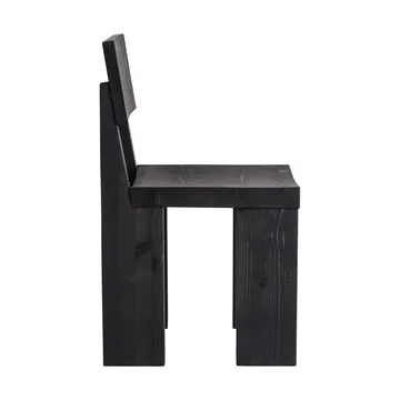 001 Dining Chair stoel - Zwart gebeitst grenen - Vaarnii
