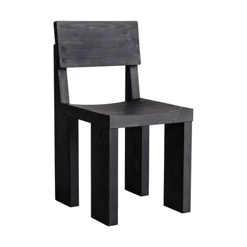 001 Dining Chair stoel - Zwart gebeitst grenen - Vaarnii