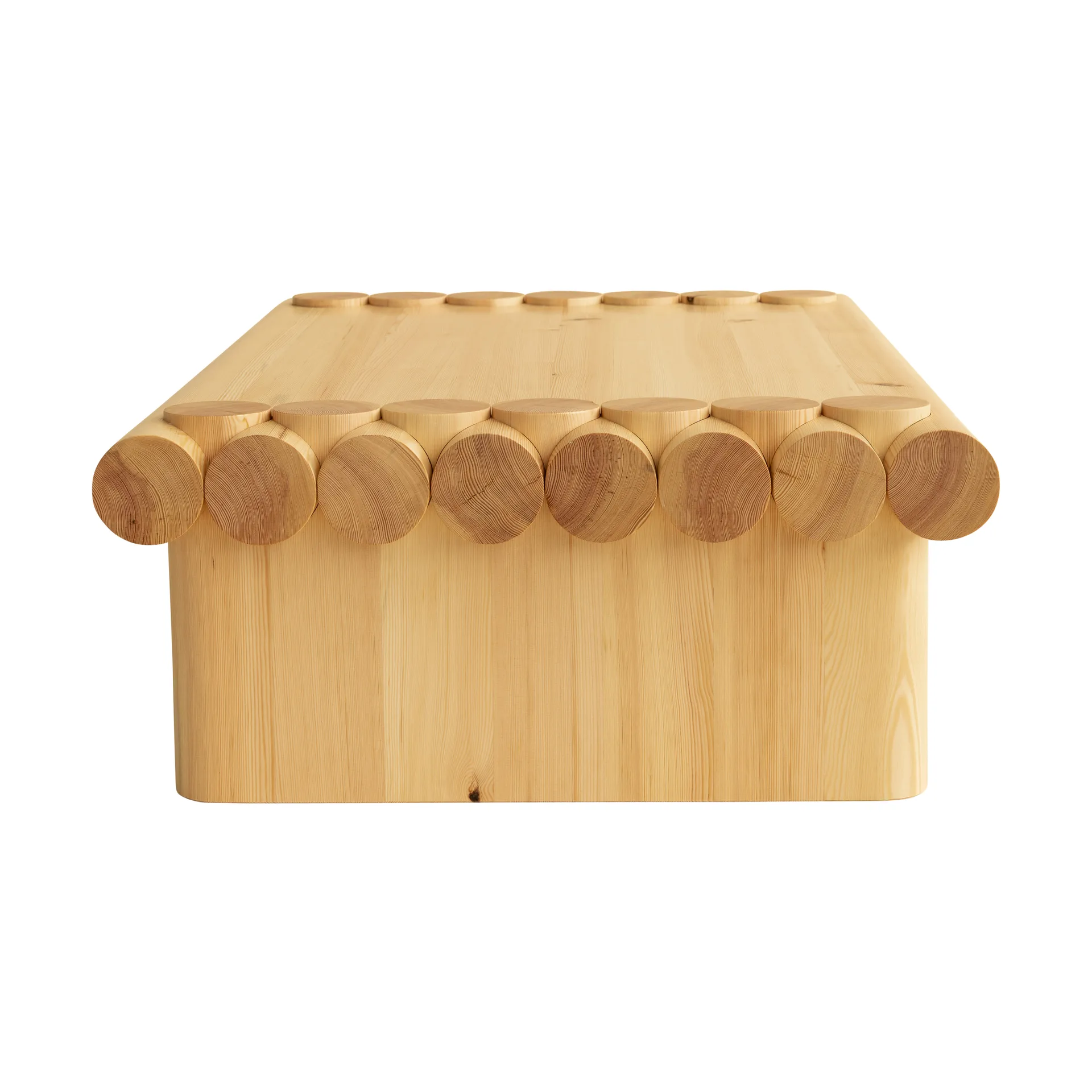 004 Coffee Table salontafel, Mat geolied en gewaxt grenen, 120x80x35 cm Vaarnii