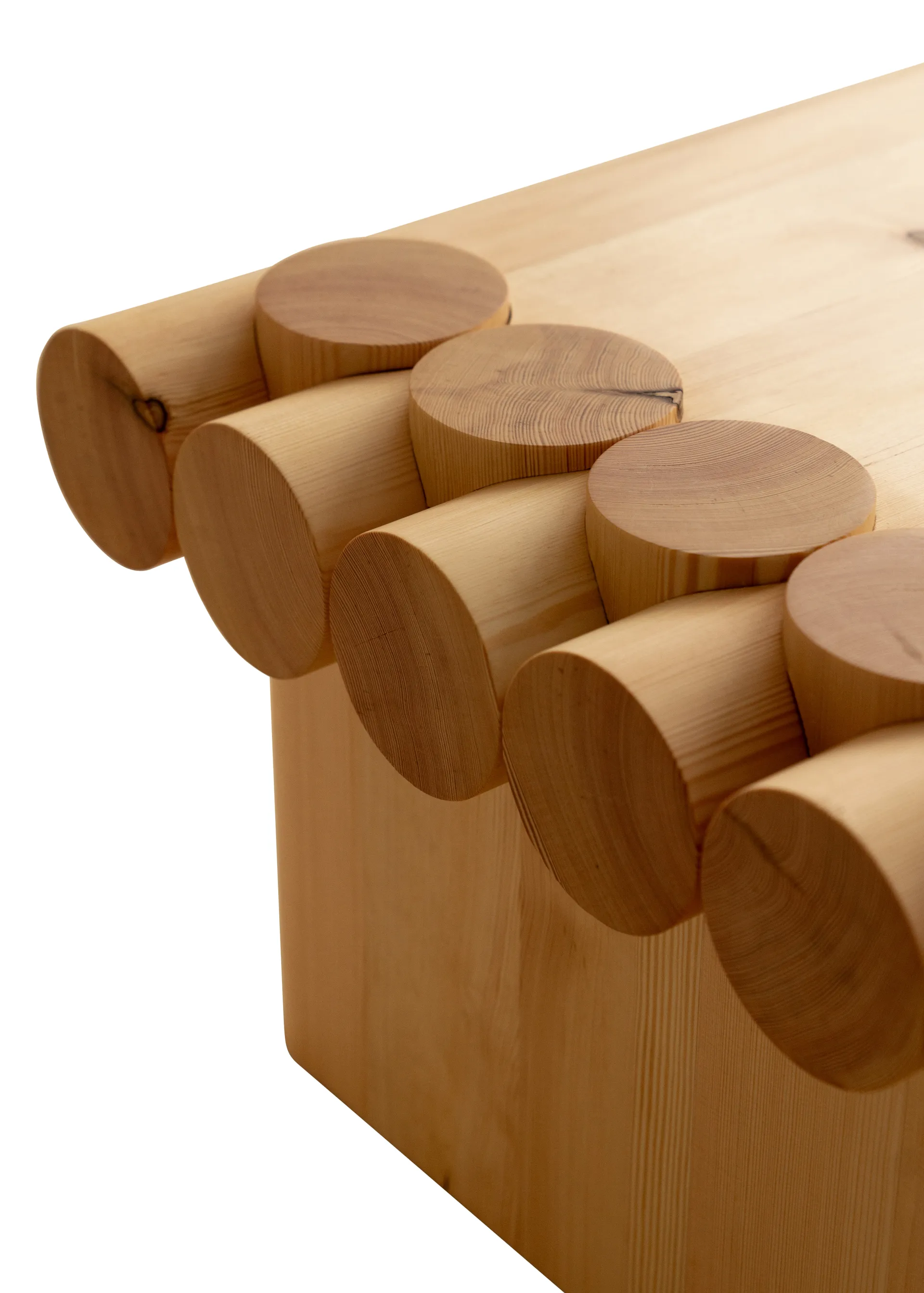 004 Coffee Table salontafel, Mat geolied en gewaxt grenen, 120x80x35 cm Vaarnii