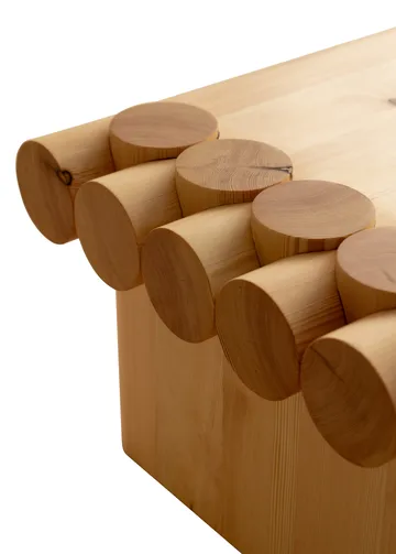 004 Coffee Table salontafel - Mat geolied en gewaxt grenen, 120x80x35 cm - Vaarnii