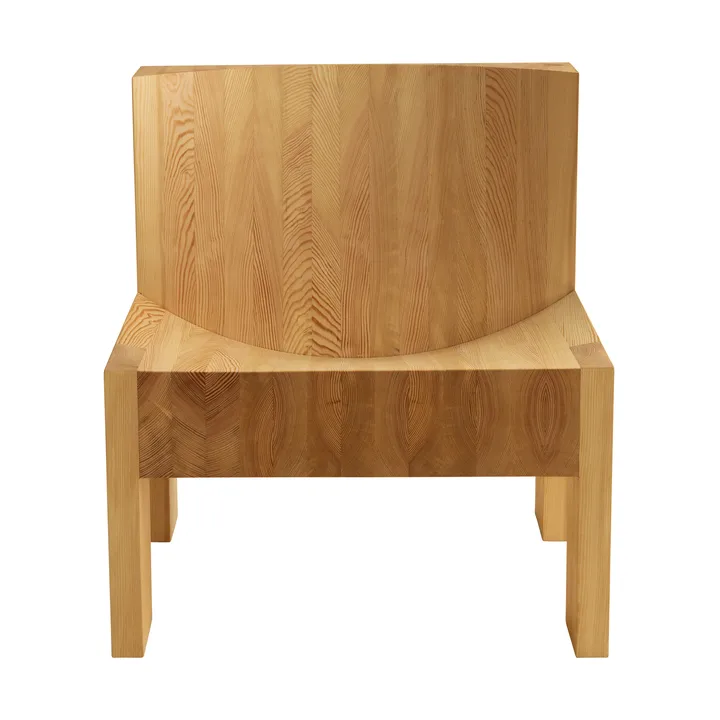 005 Lounge Chair loungestoel - Mat geolied en gewaxt grenen - Vaarnii