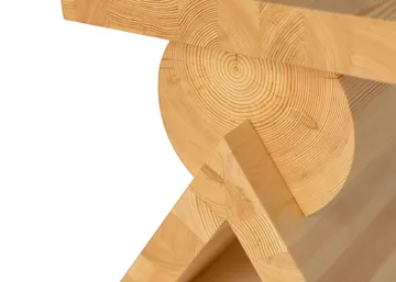 006 AA Side Table bijzettafel - Mat geolied en gewaxt grenen, 40x40x45 cm - Vaarnii