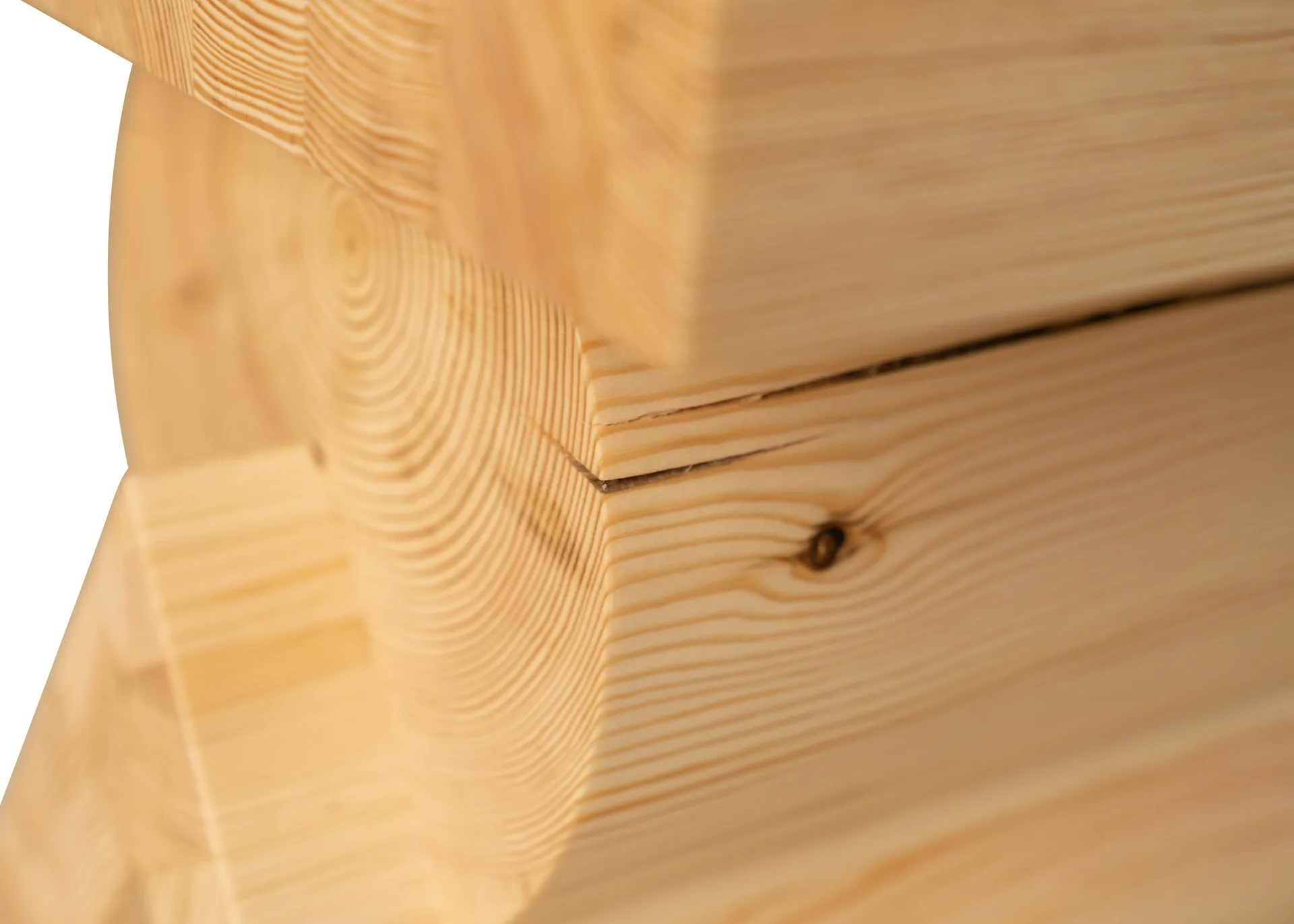 006 AA Side Table bijzettafel, Mat geolied en gewaxt grenen, 40x40x45 cm Vaarnii