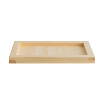 009 Tray dienblad - Oliegewaxte grenen, 54x33x6 cm - Vaarnii