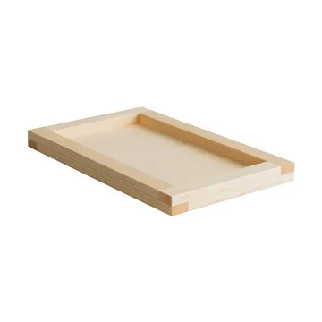 009 Tray dienblad - Oliegewaxte grenen, 54x33x6 cm - Vaarnii