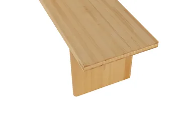 012 Kolmio Bench bank - Mat geolied en gewaxt grenen, 176x42x45 cm - Vaarnii