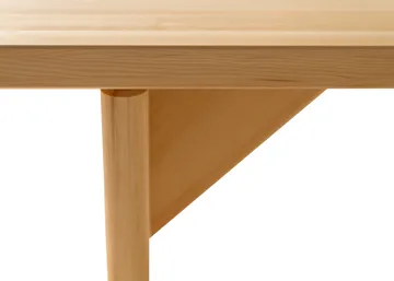 012 Kolmio Bench bank - Mat geolied en gewaxt grenen, 227x42x45 cm - Vaarnii