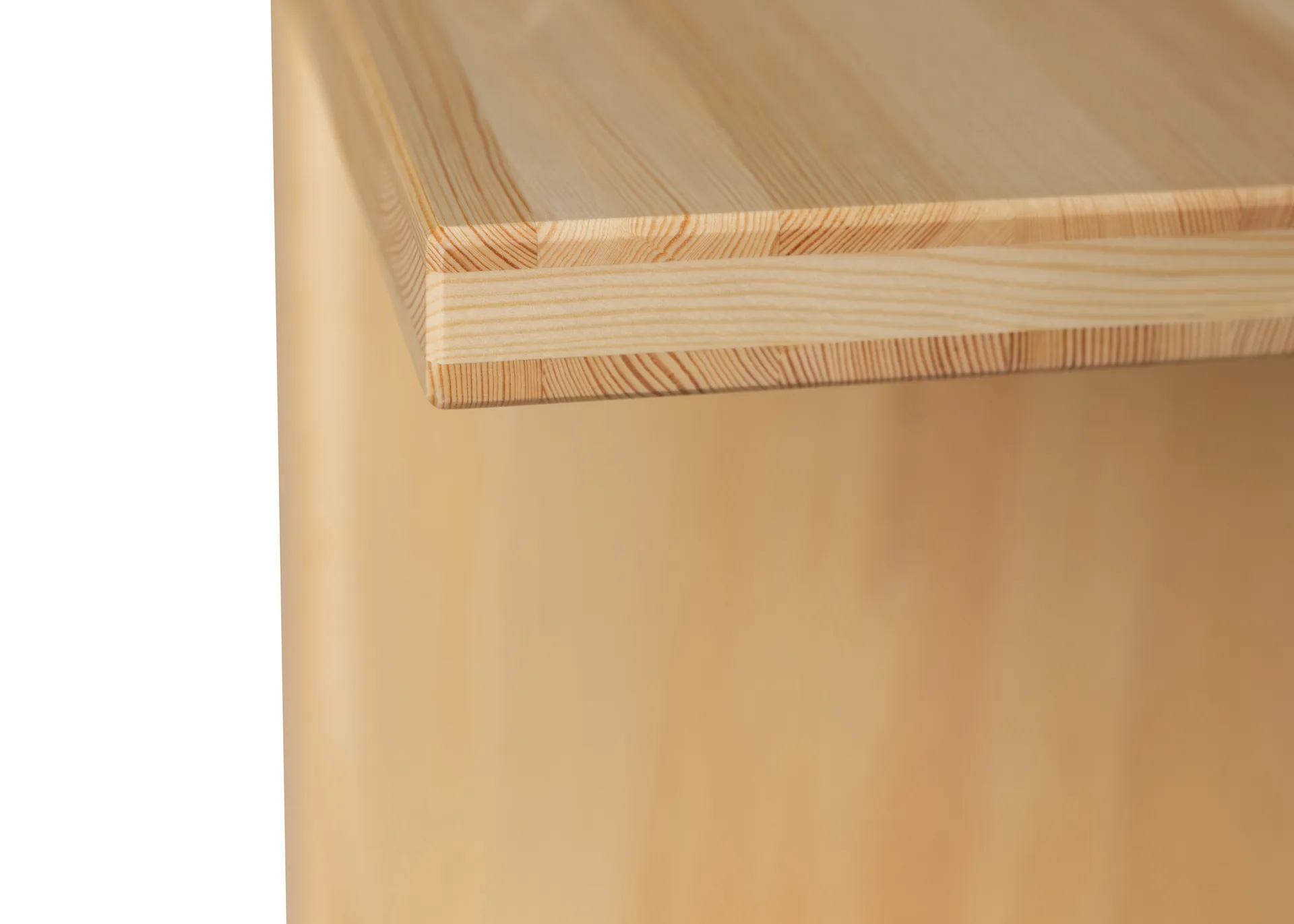 012 Kolmio Bench bank, Mat geolied en gewaxt grenen, 227x42x45 cm Vaarnii